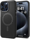 Spigen Core Armor MagFit Back Cover Σιλικόνης Ανθεκτική Μαύρο (iPhone 15 Pro)