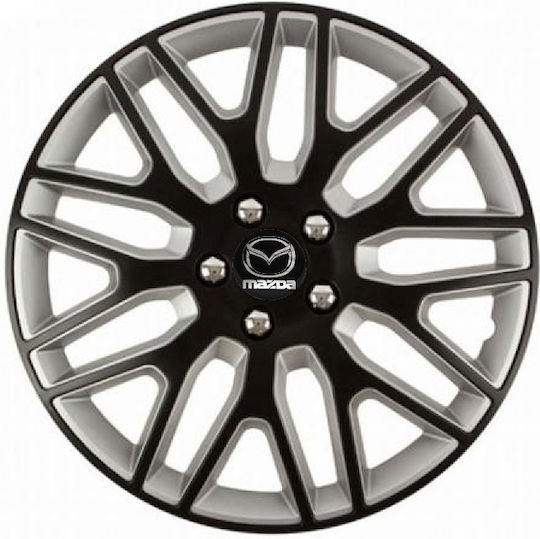 Versaco Set Capace De Roți Auto Dakar Nc Compatibilitate Mazda 4 Bucăți 14 Negru