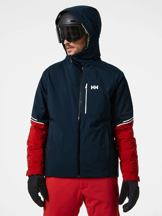 Helly Hansen Lifaloft 65777-597 Ανδρικό Μπουφάν για Σκι & Snowboard Μπλε