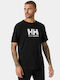 Helly Hansen Heh Ανδρικό T-shirt Κοντομάνικο Μαύρο