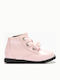 Camille Lederne Kinderstiefel mit Reißverschluss Rosa