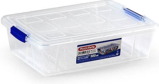 Plastic Forte Cutie De Depozitare Din Plastic Cu Capac 0.5lt Plastic Forte Cutie De Depozitare Din Plastic Cu Capac 0.5lt