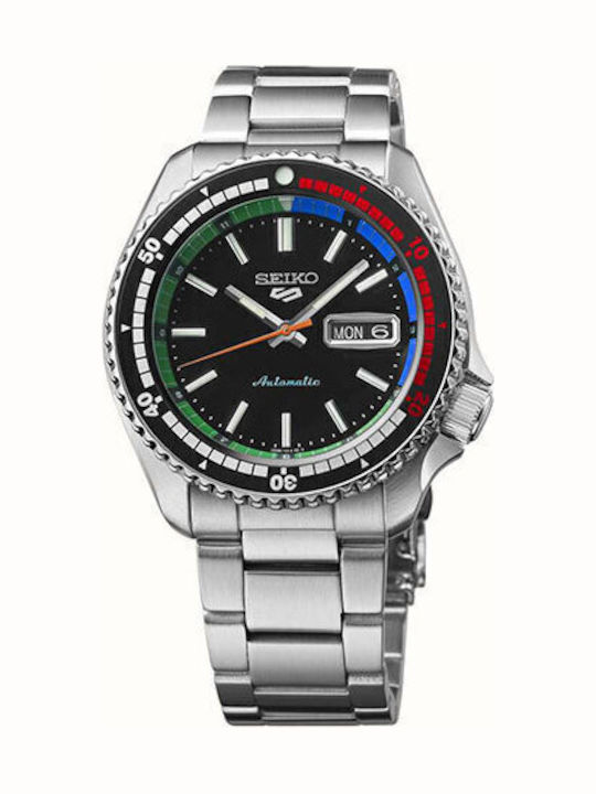 Seiko 5 Sports Men's Watch Automatic with Silve...