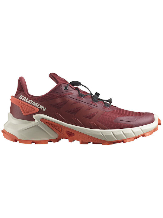 Salomon Supercross 4 Femei Pantofi sport Trail Running Syrah / Ashes Of Roses / Coral