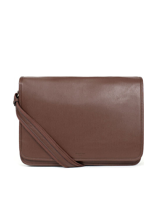 Leather Men's Brown Messenger Bag