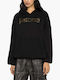 Sweatshirt mit Kapuze Schwarz