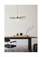 Trio Lighting Pendant Light Black Rail with Socket E27 60x60x150cm