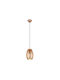 Trio Lighting Pendant Light Brown with Socket E27 15x150cm