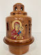 Tabletop Oil Lamp Ceramic 13x13x19.5εκ. POR-8202
