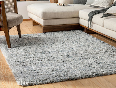 Saray Home Moroccan Thom Abstract Χαλί Ορθογώνιο Shaggy Γαλάζιο 160x230cm
