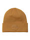 Timberland Beanie Unisex Beanie Gestrickt in Beige Farbe