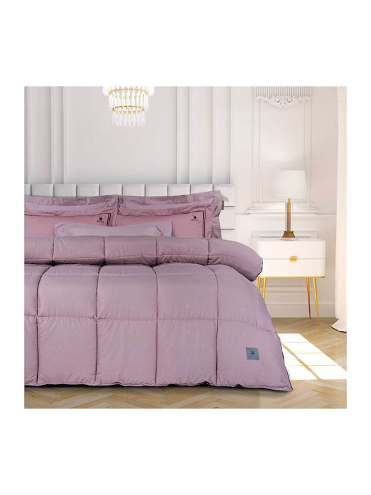 Greenwich Polo Club Duvet Single with Hollowfiber Filling 160x240cm 3419 Nude 550 GSMGsm 9 togs Togs