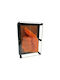 Pin Art für Bürodekoration Zubehör aus Kunststoff 18x13x4,5cm in Roter Farbe