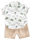 Kids' Set with Shorts Summer 2pcs White