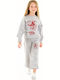 Kids' Set with Pants Winter 2pcs Gray Minnie Mouse