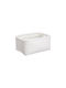 Butlers Fabric Storage Box White 24x17cm 1pcs