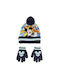 Cerda Kids Beanie Set with Gloves Knitted Blue