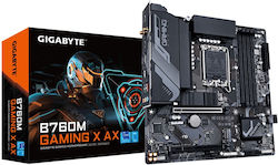 Gigabyte B760M Gaming X AX Wi-Fi Motherboard Micro ATX με Intel 1700 Socket