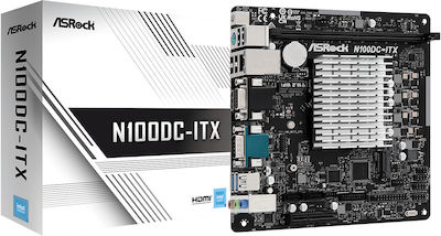 ASRock N100DC-ITX Motherboard Mini ITX with Intel Socket