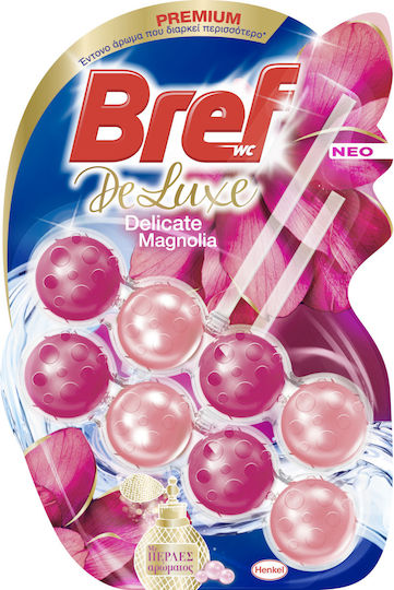 Bref DeLuxe Block Λεκάνης με Άρωμα Delicate Magnolia 2x50gr