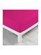Douceur d'Intérieur Cearșaf Single cu Elastic 90x190cm. Lina Fuchsia