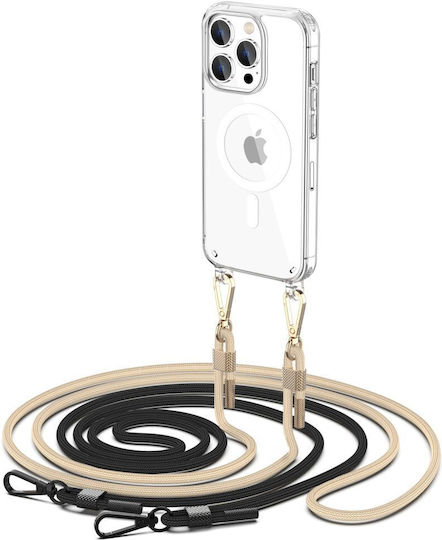 Tech-Protect Flexair Chain Back Cover Σιλικόνης / Πλαστικό Μαύρο (iPhone 15 Pro)
