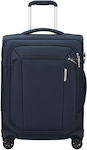 Samsonite Cabin Travel Bag Blue with 4 Wheels Height 55cm