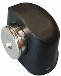 Magnetic Metallic Door Stopper Black