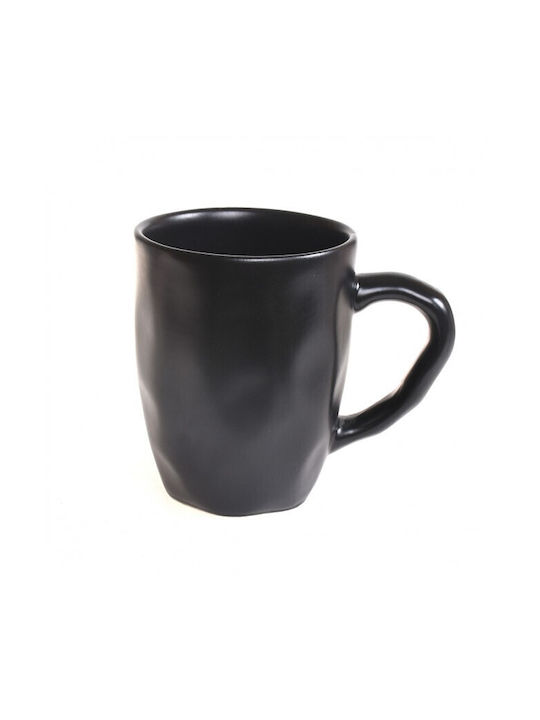 Marva Tasse Keramik Schwarz 370ml 1Stück