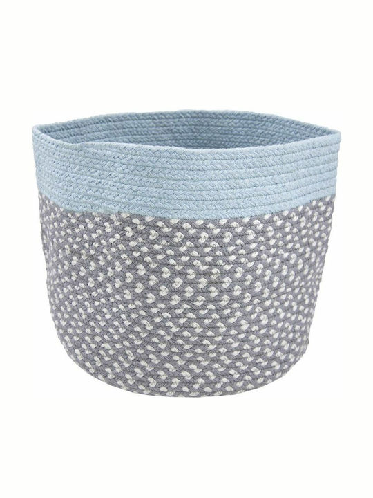 Nattiot Aufbewahrungskorb Stoff Blau 35cm 1Stück