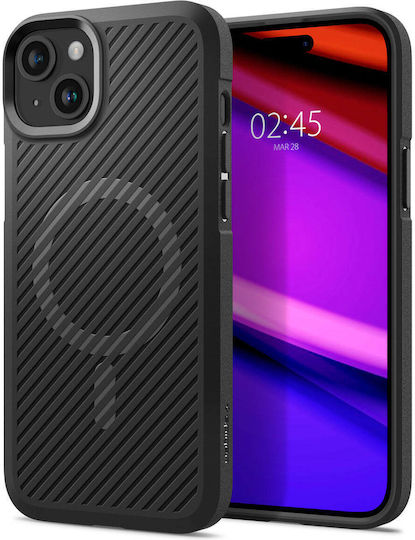 Spigen Core Armor MagFit Back Cover Σιλικόνης Μαύρο (iPhone 15 Plus)