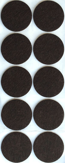 6206-OB Round Felts with Sticker 45mm 10pcs