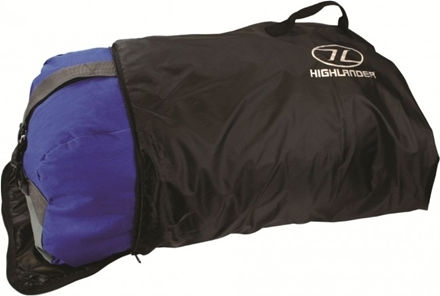 Highlander Rucksack Tragetasche/Organisationskoffer Camping Schwarz