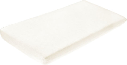 Sensillo Baby Sheet Crib Cotton Ecru 120x60cm