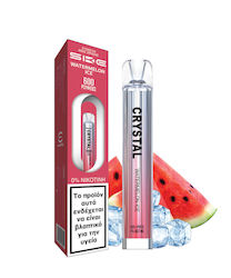 Crystal Bar Einweg-E-Zigarette 600 Züge Wassermelone Eis Ohne Nikotin 2ml