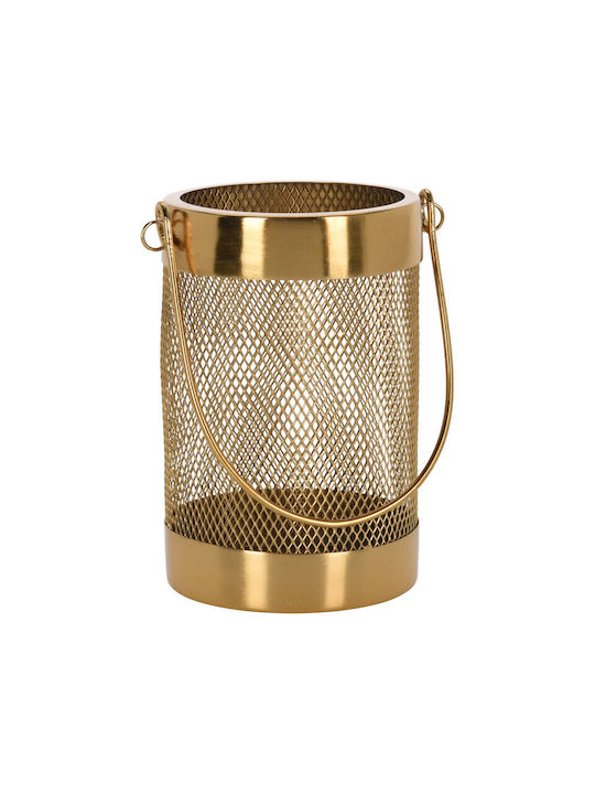 Metallic Lantern Gold 10.5x16cm