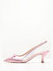 Mortoglou Leder Pumps Rosa