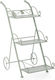 Bizzotto Ανθοστήλη Μεταλλική Πράσινη 54x34x78εκ.