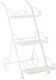 Bizzotto Plant Stand Metal White 54cmx34cmx78cmcm.