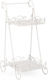 Bizzotto Plant Stand Metal White 41cmx34cmx78cmcm.