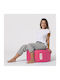 Waterproof Bean Bag Stool Poof Round Pink 55x55x30cm