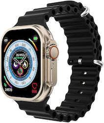 S8 Ultra Max Titanium Smartwatch με Παλμογράφο ...