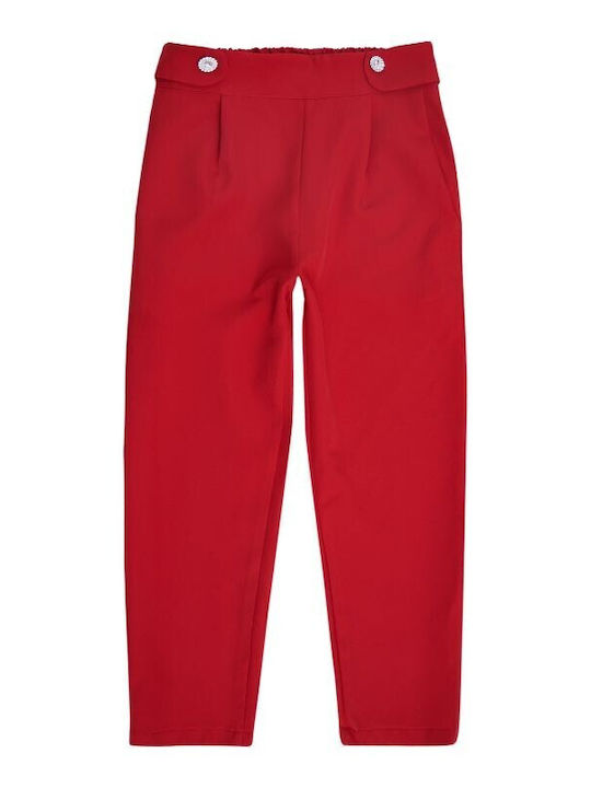 Chief Girls Trouser Red