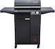 Char-Broil Smart-E С крака Електрическа скара Гладка плоча 2400W с капак и регулируем термостат