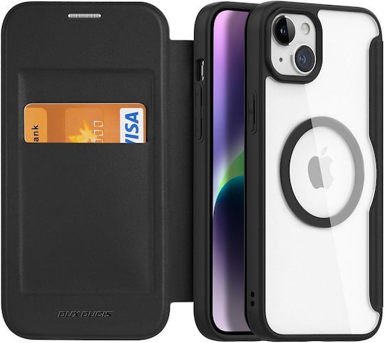 Dux Ducis Skin X Pro Back Cover Piele / Silicon / Plastic Negru (iPhone 15)