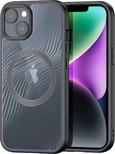 Dux Ducis Aimo Mag Back Cover Tempered Glass / Silicon / Plastic Negru (iPhone 15 Plus / 16 Plus)