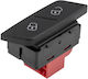 Prasco Car Door Lock Switch for Volkswagen Passat