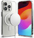 Ringke Fusion Magnetic Back Cover Σιλικόνης / Πλαστικό 2mm Matte Clear (iPhone 15 Pro Max)