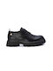 Xti Boys Leather Moccasins Black