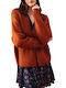 C'est Beau La Vie Women's Knitted Cardigan Orange